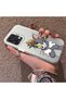 Oppo A6 Pro 5g Compatible Silicone Edge Hard Back Case Mouse Pattern Lover Couple Phone Case - 2