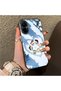Realme 12 Lite Compatible Silicone Edge Hard Back Case Anime Pattern Couple Phone Case - 3