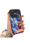 Oppo A3 4g Compatible Silicone Edge Hard Back Case Nezha Patterned Couple Phone Case