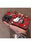 Redmi 13C Compatible Silicone Edge Hard Back Case Kitty Pattern Couple Phone Case - 2
