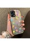 Redmi Note 12 5g Compatible Colorful Flower and Butterfly Case, Shock Absorbing Structure, Matte Texture