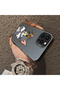 iPhone 14 Pro Max Compatible Silicone Edge Hard Back Case Mouse Pattern Couple Phone Case - 4