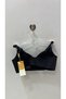 Women's Laser Cut Wire-Free Supportless Bra-Black - 2