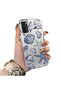 Oppo A54 4g Compatible Silicone Edge Hard Back Case Shell Patterned Couple Phone Case