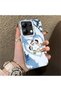 Redmi Note 13 Compatible Silicone Edge Hard Back Case Anime Pattern Couple Phone Case - 3