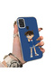 Samsung Galaxy A21S Compatible Silicone Edge Hard Back Case Konan Patterned Couple Phone Case