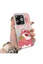 Infinix Smart 8 Compatible Silicone Edge Hard Back Case Lotso Patterned Lovers Couple Phone Case