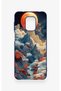 Redmi Note 9 Pro 9S Compatible Red Moon Patterned Silicone Case - 2