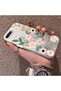 iPhone 7 Plus/8 Plus Compatible Pink Spring Flower and Green Leaf Pattern Phone Case, Shock Protection - 2