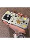 Infinix Hot 40I Compatible Retro Coffee Tone Star Sticker Printed Case, Aesthetic Design - 2