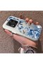Poco X7 Compatible Blue Turtle, Shell and Coral Pattern Cover, Shock-Absorbing Structure - 2