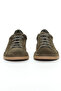 Genuine Suede Leather Khaki Women's Sneaker - 272302 - 3