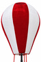 New Year's Santa Claus in a Balloon Red White 150 cm - 3