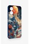 Tecno Spark Go 2 Compatible Red Moon Patterned Silicone Case - 3