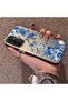 Samsung Galaxy A15 4G/5G Compatible Blue Turtle, Shell and Coral Pattern Cover, Shock-Absorbing Structure - 2