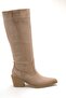 Women's Vento Low Heeled Cowboy Boots - Mink - 4