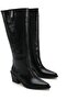 Women's Vento Low Heel Cowboy Boots - Black-Patent Leather