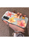 Redmi Note 11/Note 11S Compatible Watercolor Tropical Flower and Sun Pattern Phone Case, Shock Protection - 2