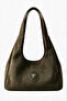 Brown Bee Model Suede Women's Shoulder Bag - Women's Suede Waterproof Shoulder Bag - 4