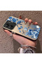 Poco C65 Compatible Blue Turtle, Shell and Coral Pattern Cover, Shock-Absorbing Structure - 2