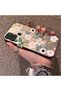 Samsung Galaxy A21S Compatible Pink Spring Flower and Green Leaf Pattern Phone Case, Shock Protection - 2