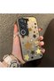 Vivo Y29 5g Compatible Retro Coffee Tone Star Sticker Printed Case, Aesthetic Design