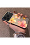 iPhone 17 Pro Compatible Watercolor Tropical Flower and Sun Pattern Phone Case, Shock Protection - 2