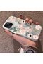iPhone 13/14 Compatible Pink Spring Flower and Green Leaf Pattern Phone Case, Impact Protection - 2