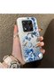غطاء حماية لهاتف Redmi Note 14 Pro متوافق مع شبكات 4G/5G، بتصميم السلحفاة الزرقاء ونمط الصدف والمرجان، مع هيكل ممتص للصدمات