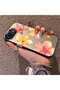 iPhone 17E Compatible Watercolor Tropical Flower and Sun Pattern Phone Case, Shock Protection - 2