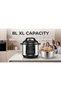 Electric Pressure Cooker 8L, 1200W Multi Cooker (20 Presets) – Slow Cooker, Rice Cooker & Steamer with Non-Stick Pot, 9-in-1 Safety & Cookbook, Black - 3