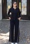 Oysho Fabric Zippered Suit Set Black - 2