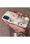 Samsung Galaxy A13 4G/5G Compatible Pink Spring Flower and Green Leaf Pattern Phone Case, Shock Protection - 2