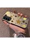 Samsung Galaxy A36/A56 Compatible Retro Coffee Tone Star Sticker Printed Case, Aesthetic Design - 2