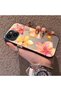 iPhone 13/14 Compatible Watercolor Tropical Flower and Sun Pattern Phone Case, Impact Protection - 2