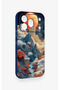 Honor 600 Pro Compatible Red Moon Pattern Silicone Case - 3
