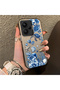 Redmi Note 13 Pro Plus+ 5g Compatible Blue Turtle, Shell, and Coral Pattern Cover, Shock-Absorbing Structure