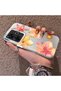 Redmi 13/13X Compatible Watercolor Tropical Flower and Sun Pattern Phone Case, Shock Protection - 2