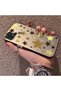 Oppo A15/A15S Compatible Retro Coffee Tone Star Sticker Printed Case, Aesthetic Design - 2