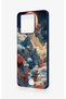 Reeder S71 Compatible Red Moon Patterned Silicone Case - 4