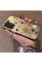 Samsung Galaxy A33 Compatible Retro Coffee Tone Star Sticker Printed Case, Aesthetic Design - 2