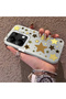 Poco M6 Pro 4g Compatible Retro Coffee Tone Star Sticker Printed Case, Aesthetic Design - 2