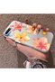 iPhone 7 Plus/8 Plus Compatible Watercolor Tropical Flower and Sun Pattern Phone Case, Shock Protection - 2
