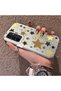 Samsung Galaxy A54 Compatible Retro Coffee Tone Star Sticker Printed Case, Aesthetic Design - 2