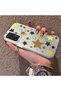 Samsung Galaxy A73 Compatible Retro Coffee Tone Star Sticker Printed Case, Aesthetic Design - 2
