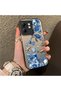 Infinix Smart 9 Compatible Blue Turtle, Shell and Coral Pattern Cover, Shock-Absorbing Structure