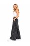 Women's High Waist Elastic Wide Leg Trousers with Pocket Detail and Premium Washed Effect - 2