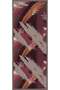 Benetton Viscose Shawl - Fiore - 1014-022 - Burgundy - 2