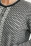 Motif Detailed Wool Knitwear Jacket - Black - 5