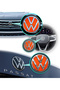 Sticker Set for Volkswagen 2021 Passat Polo Tiguan Golf Front, Rear and Steering Wheel Logo, Decorative Sticker - 5